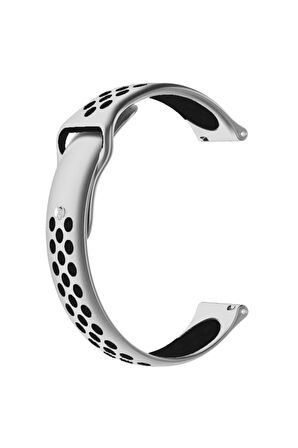Huawei Watch Buds ile Uyumlu Kordon 22 mm Delikli Spor Kayış