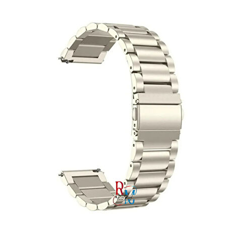 Huawei Watch GT4 46 mm ile Uyumlu  22 mm Klasik Çelik Kordon Paslanmaz Kayış