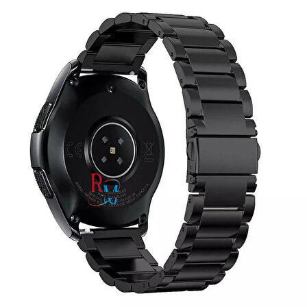 Huawei Watch GT 3 Pro ile Uyumlu  22 mm Klasik Çelik Kordon Paslanmaz Kayış