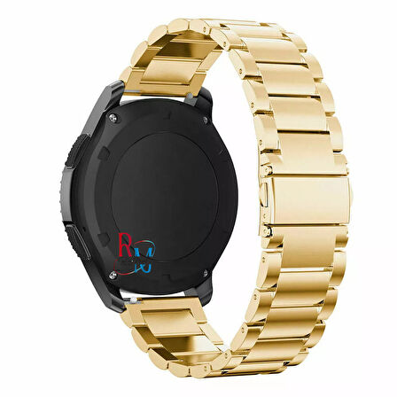 Huawei Watch GT 3 SE ile Uyumlu  22 mm Klasik Çelik Kordon Paslanmaz Kayış