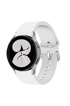 Samsung Galaxy Watch 6 44  mm ile Uyumlu Kavisli Silikon Kordon