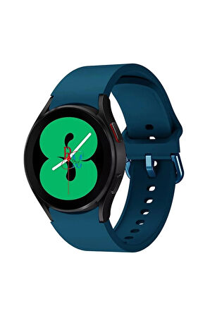 Samsung Galaxy Watch 4 5 Pro 6 7 Seri 40 44mm Classic 42 43 45 46 47mm Uyumlu Kavisli Silikon Kordon