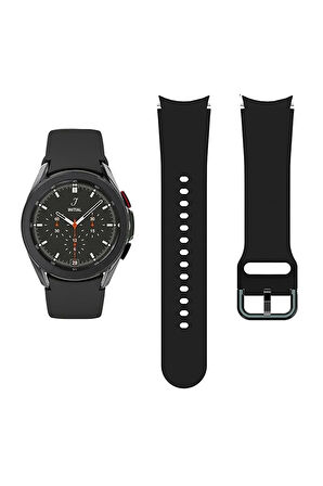 Samsung Galaxy Watch 5 44  mm ile Uyumlu Kavisli Silikon Kordon