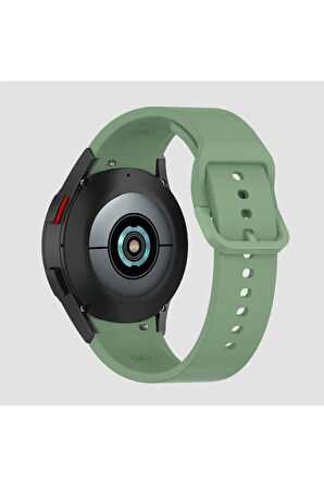 Samsung Galaxy Watch 7 FE 40 mm ile Uyumlu Kavisli Silikon Kordon