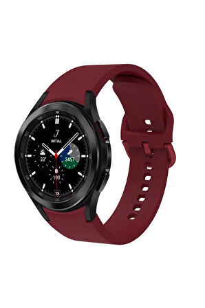 Samsung Galaxy Watch 7 FE 40 mm ile Uyumlu Kavisli Silikon Kordon