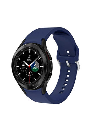Samsung Galaxy Watch 7 FE 40 mm ile Uyumlu Kavisli Silikon Kordon