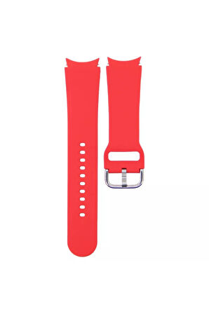 Samsung Galaxy Watch 7 FE 40 mm ile Uyumlu Kavisli Silikon Kordon