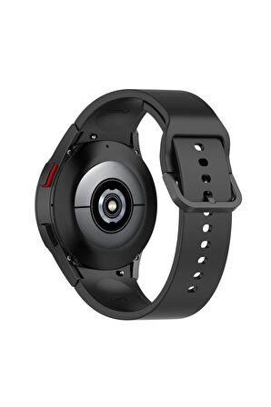 Samsung Galaxy Watch 7 40 mm Watch 7 44 mm Watch 7 FE 40 mm ile Uyumlu Kavisli Silikon Kordon
