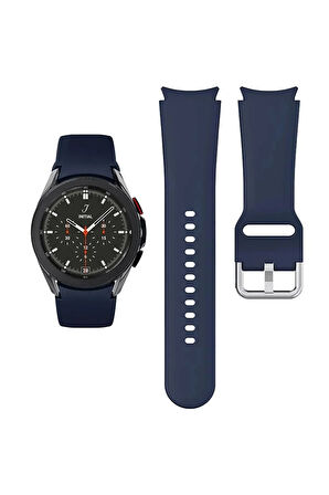 Samsung Galaxy Watch 7 40 mm Watch 7 44 mm Watch 7 FE 40 mm ile Uyumlu Kavisli Silikon Kordon