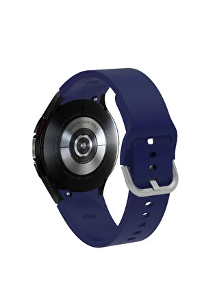 Samsung Galaxy Watch 7 40 mm Watch 7 44 mm Watch 7 FE 40 mm ile Uyumlu Kavisli Silikon Kordon