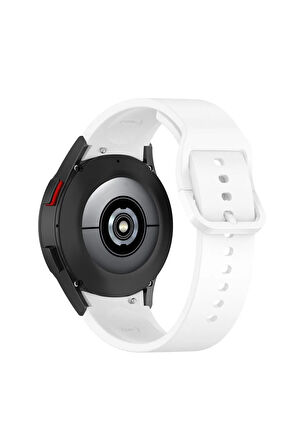 Samsung Galaxy Watch 7 40 mm Watch 7 44 mm Watch 7 FE 40 mm ile Uyumlu Kavisli Silikon Kordon