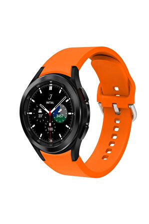 Samsung Galaxy Watch 7 40 mm Watch 7 44 mm Watch 7 FE 40 mm ile Uyumlu Kavisli Silikon Kordon