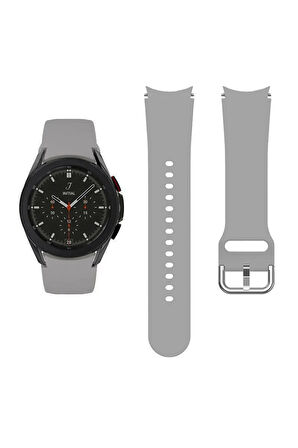 Samsung Galaxy Watch 7 40 mm Watch 7 44 mm Watch 7 FE 40 mm ile Uyumlu Kavisli Silikon Kordon