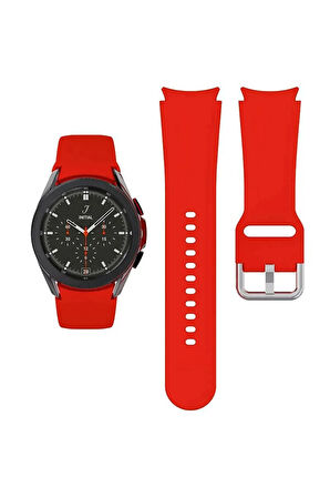 Samsung Galaxy Watch 7 40 mm Watch 7 44 mm Watch 7 FE 40 mm ile Uyumlu Kavisli Silikon Kordon