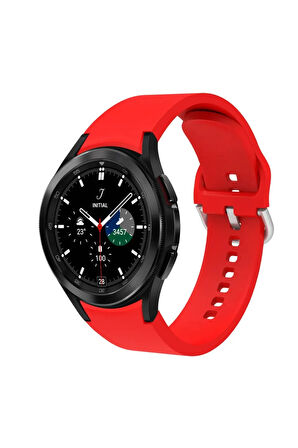 Samsung Galaxy Watch 7 40 mm Watch 7 44 mm Watch 7 FE 40 mm ile Uyumlu Kavisli Silikon Kordon