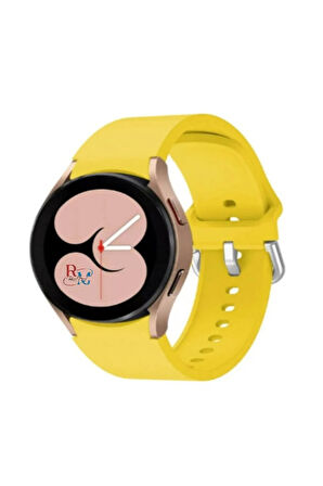 Samsung Galaxy Watch 7 40 mm Watch 7 44 mm Watch 7 FE 40 mm ile Uyumlu Kavisli Silikon Kordon