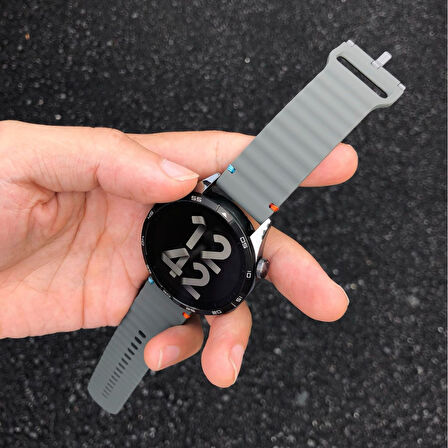 Redmi Watch 5 Active / Redmi Watch 5 Lite ile Uyumlu Kordon Stitched Design Spor Kordon 22 mm