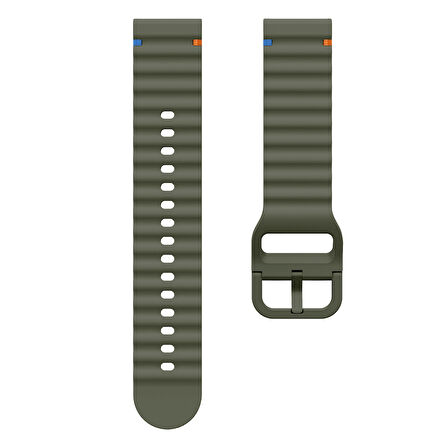 Huawei Watch Buds ile Uyumlu Kordon Stitched Design Spor Kordon 22 mm