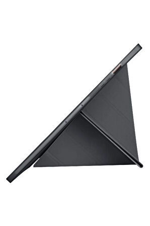 Samsung Galaxy S10 / S9 FE Plus ile Uyumlu 12.4'' Tablet Kılıfı Üçgen Standlı Kalem Bölmeli Kılıf