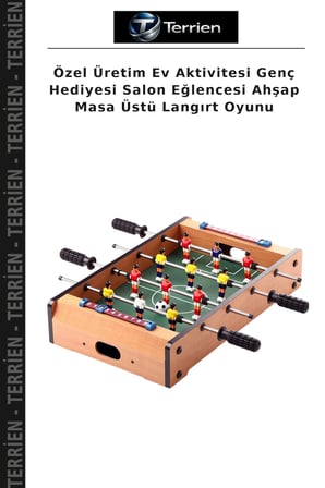 Özel Üretim Ev Aktivitesi Genç Hediyesi Salon Eğlencesi Ahşap Masa Üstü Langırt Oyunu