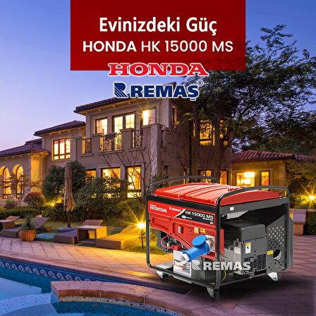 Honda HK 15000 MS Marşlı 15 kVA Monofaze Benzinli Jeneratör