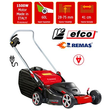 Efco LR 44 PE Comfort Plus 1500 Watt Elektrikli Çim Biçme Makinesi