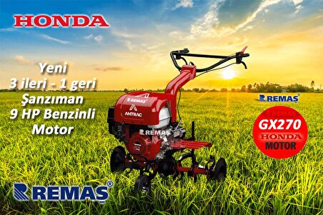 Honda ANTRAC GX270 Tekerlekli Şanzımanlı 9 HP Benzinli Çapa Makinesi