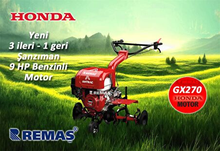 Honda ANTRAC GX270 Tekerlekli Şanzımanlı 9 HP Benzinli Çapa Makinesi