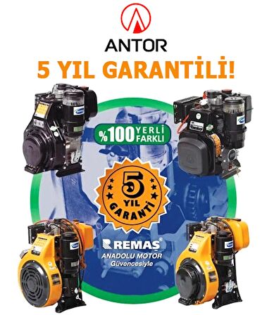 Antrac 4 LD 820 LS-4 Dizel Motopomp 17 HP Salma Sulama 4" Parmak Marşlı Su Motoru