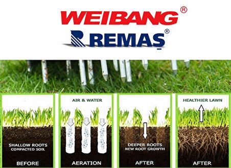 Weibang WB384RC EUR5 Benzinli Çim Havalandırma Makinesi