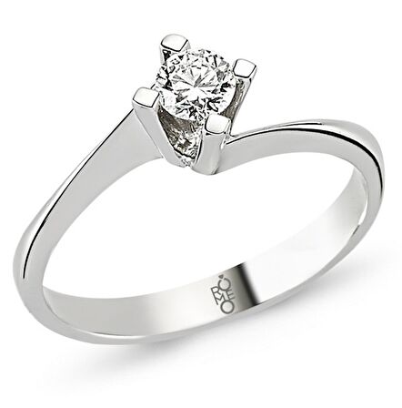 Romeo Pırlanta 0.26 Ct Tektaş Yüzük RMY211