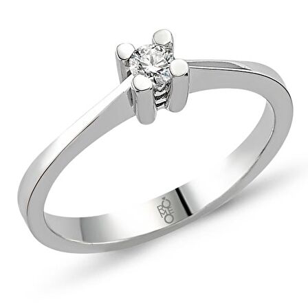 Romeo Pırlanta 0.14 Ct Tektaş Yüzük Romeo RMY316