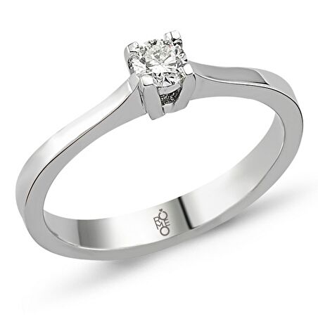 Romeo Pırlanta 0.22 Ct Tektaş Yüzük RMY317
