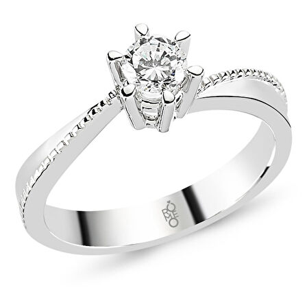 0.30 Ct Tektaş Pırlanta Yüzük  RMY508