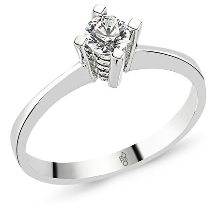 0.40 Ct Tektaş Pırlanta Yüzük  RMY515