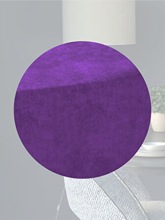 Lalezar Kadife Efektli Tatlı Mor Rengi Aura Serisi Runner 40 X 140
