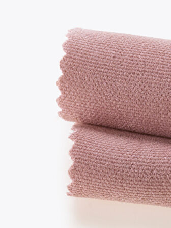 FAVOLLİ Açık Pembe Rengi Kadife Dokulu Runner Dream Series 40 X 140