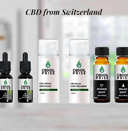 Rana Natural's Swiss Cbd Kenevir Yaprak Çiçek Yağı Broad Spectrum Thc Sıfır 500mg