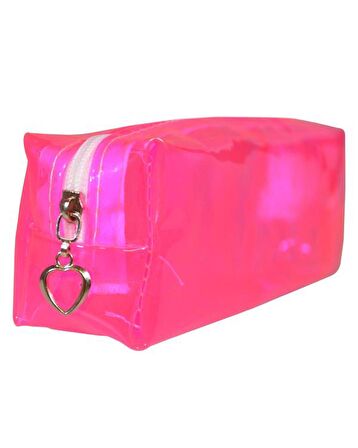 Taros Vintage Label Şeffaf Silikon Kalem Kutu Pembe 2356