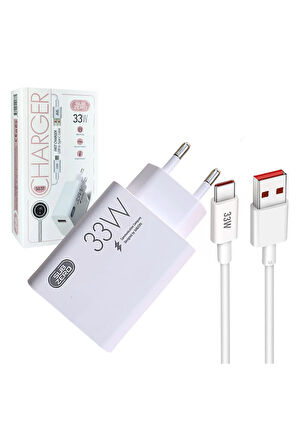 Redmi Note 10 - Note 10 Pro - Note 10S Şarj Aleti 33W HIZLI Şarj ve Kablosu