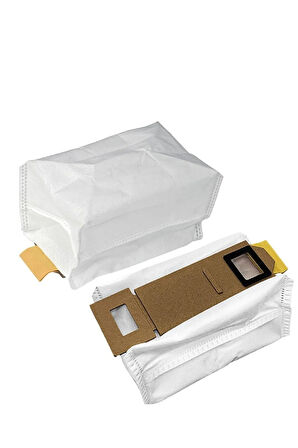 Roborock S7+ Plus Robot Süpürge Uyumlu Çöp Torbası Toz torbası 8 Adet