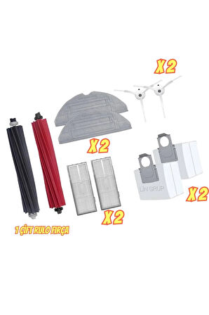 ROBOROCK S8+ S8 Pro ultra robot süpürge uyumlu yedek parça seti