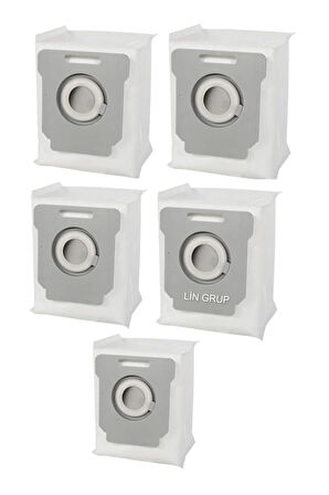 İrobot i3+ plus modeli ile uyumlu toz torbası 5 adet