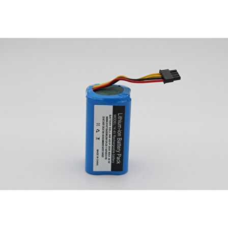 Powerology Smart Robotic Vacuum Cleaner PSRBVCBK Robot Süpürge 2600 mAh 14.4 V  Batarya – Orjinal Uyumlu Uzun Ömürlü, Yüksek Performans Pil