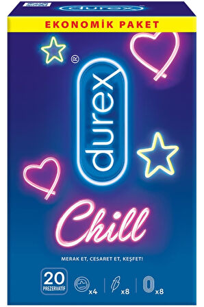 Chill Prezervatif 20 Adet Karma Paket