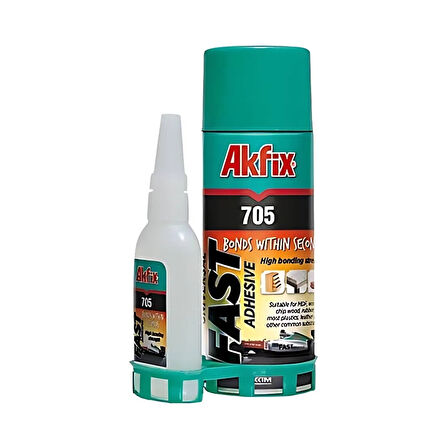 Akfix | 705 Hızlı Yapıştırıcı, MDF Kit, 200 gram