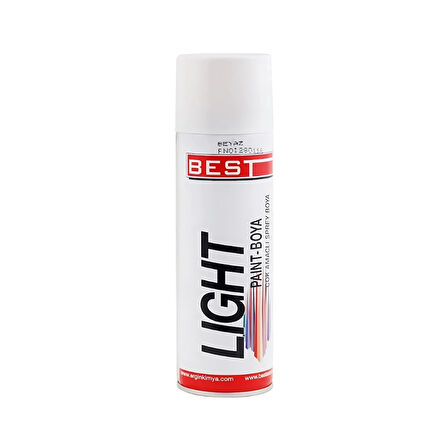 Best | Light Çok Amaçlı Sprey Boya , Beyaz, 400 ml