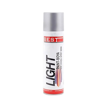 Best | Light Çok Amaçlı Sprey Boya , Gümüş, 400 ml