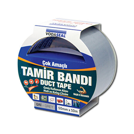 Vodaseal | Çok Amaçlı Tamir Bandı, 50 mm, 10 m, Gri