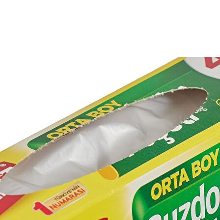 Koroplast | Orta Boy Buzdolabı Poşeti 24x38 cm, 20'li Paket, 4 Al 3 Öde Kampanyası, Gıda Saklama Poşeti